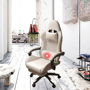 Chaise pivotante RVB au <span class=keywords><strong>design</strong></span> moderne de luxe <span class=keywords><strong>Fauteuil</strong></span> de joueur avec fonction de massage pour le mobilier de bureau de jeu sur ordinateur - Product Image 2