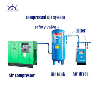 10HP 7.5KW 230V 60Hz 1-fazlı değişken frekans döner vida hava kompresörü 39cfm maksimum basınç <span class=keywords><strong>120psi</strong></span> hava sıkıştırılmış sistemi - Product Image 4