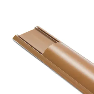 Copertura del cavo del cavo della parete del grano del <span class=keywords><strong>legno</strong></span> del PVC canalina del cablaggio del Pvc canalina del cavo del pavimento dell'arco del Pvc - Product Image 3