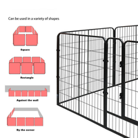 Barrière de sécurité pour chiens et chats, enclos d'exercice, parc de jeu, facile à installer, pour l'intérieur