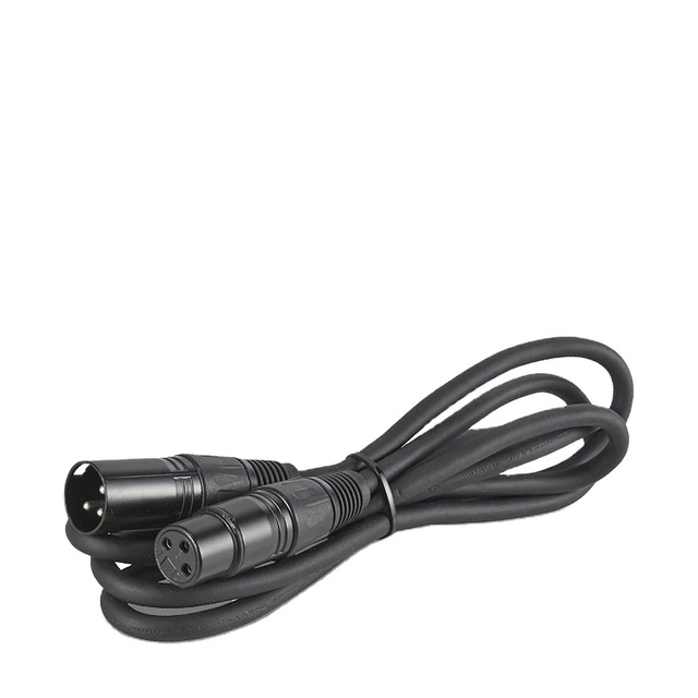 ROUSHENG DMX512 Signal Control Cable XLR Male/Female for Stage Lighting Shielded Copper PVC Jacket 600V IP33 4*4*4mm
