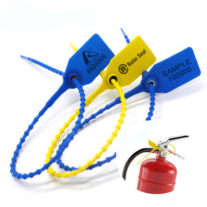 Rep403 250/300/400/500Mm Tamper-Proof Dùng Một Lần Kéo Chặt Chẽ Tùy Chỉnh Màu Sắc Biểu Tượng An Ninh Con Dấu Nhựa Cho Bình Chữa Cháy - Product Image 1