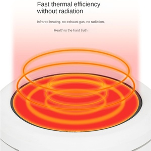 Placa de Cocina Eléctrica de Inducción Portátil de 500W, con Superficie de Hierro Fundido, 2 Quemadores, Resistente al Agua, para Uso Doméstico y Hotelero - Product Image 5