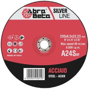 ABRA BETA - AB000072115 A24S-Disques d'affûtage à centre déprimé (multi-pack) - EAN 8020935218150 ABRASIVES - Product Image 1