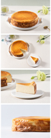 Gâteau au fromage culinaire Dessert préférentiel en gros 1000g GÂTEAU CONGELÉ GÂTEAU Basque restauration Stockage pratique prix bas