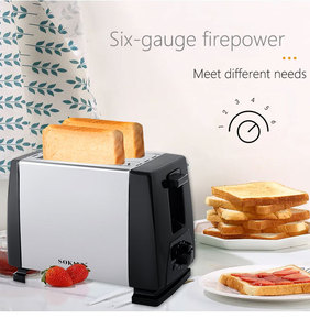 Sokany016 Maßgefertigter 2-Scheiben Elektrischer Mini-<span class=keywords><strong>Toaster</strong></span> mit Auftaufunktion - Product Image 4