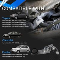 Serpentin-Antriebsriemen-Spannrollen-Kit für Toyota Corolla Matrix Pontiac Vibe MR2 Spyder Chevrolet Prizm 38286 166200W093