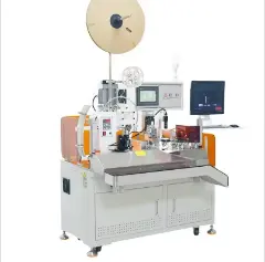Automatic Sensor Thermistor Wire Harness Production Special Terminal Machine Single Head End Dipping Machine