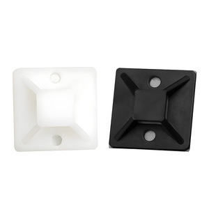 20*20mm Chinamanufacture Cheap Newlec Supports d'attache de câble adhésifs comprenant des coussinets collants - Product Image 2