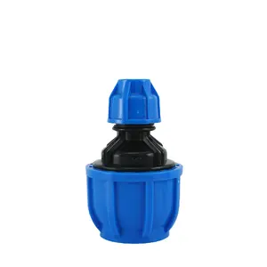Fornecedor de alta qualidade DN20-63 junta redutora PN16 plástico pp junta de compressão redutor de irrigação