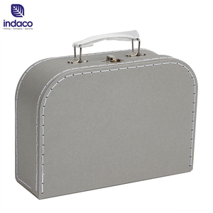 Children Small Mini House Shape Gift Decorative Cardboard Suitcase Box Baby Keepsakes Boxes Paper Suitcase Paperboard Handmade - Product Image 6