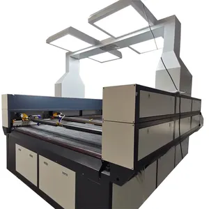 Automatic positioning laser cutter for cutting shoe insole hat sportswear apparel machine