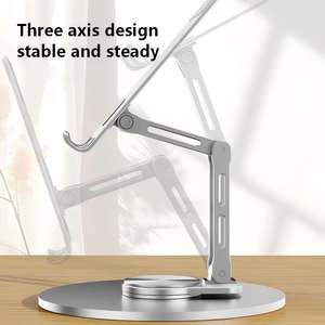 Soporte Magnético para Teléfono, Plegable, Giratorio 360°, de Aleación de Aluminio, Impermeable, con Almohadilla Adhesiva, Ajustable y Flexible - Product Image 3