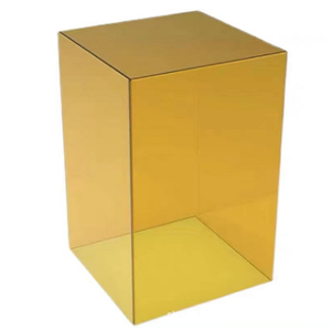 Cilindro acrilico trasparente del banco di mostra della Base degli ornamenti del pavimento del modello di pietra a strisce del <span class=keywords><strong>negozio</strong></span> di <span class=keywords><strong>abbigliamento</strong></span> acrilico - Product Image 3