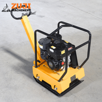 Compacteur de plaques vibrantes pour routes en asphalte ZUJI PC110 Honda/Lifan, moteur à essence 6,6 CV, certifié CE, haute efficacité, neuf