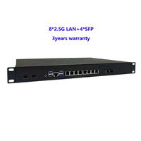 Serveur réseau 1U, routeur, Intel Xeon E5 2680 V4, 8x 2.5G I266-V LAN, 4x 10GB SFP, Mikrotik Pfsense, pare-feu VPN