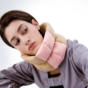 Luxury 90% Natural Duck Down <strong>Neckerchief</strong> <strong>Men</strong> and Women Waterproof Nylon Scarves Down Scarf Winter Scarves and Shawls - Product Image 4