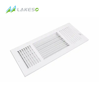 Grille d'aération en acier HVAC Grilles d'aération de plafond en métal avec amortisseur
