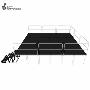 Phong cách mới 6m x 6m di động sân khấu System-800mm chiều cao với đường ray & Bước-5 sân khấu nivtec cho sự kiện - Product Image 2