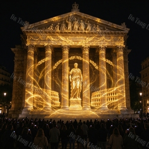 Projecteur de projection architecturale pour la cartographie lumineuse 3D holographique extérieure sur les façades des bâtiments - Product Image 3