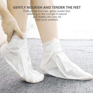 Productos Personalizados para el Cuidado de los Pies, Mascarilla Exfoliante Renovadora de Aloe Vera Orgánico, <span class=keywords><strong>Botines</strong></span> Exfoliantes Hidratantes de Lavanda - Product Image 3