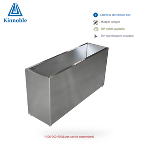 Изготовленная на заказ ресторанная мебель из нержавеющей стали коробка для плантатора с цветочным горшком - Product Image 4