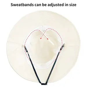 Mũ Xô dành cho Nữ Mũ rộng vành ngoài trời bằng vải cotton mềm mại Mũ màu trơn có thể gấp gọn - Product Image 4