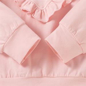 Ropa para Niños, Conjuntos de Sudadera con Capucha de Algodón Orgánico para Niñas, de China - Product Image 4