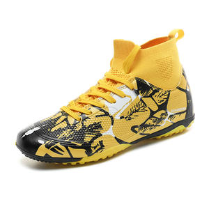 Chaussures <span class=keywords><strong>de</strong></span> football montantes d'intérieur (tailles <span class=keywords><strong>32</strong></span>-46) pour les jeunes, utilisation hivernale, tige en maille confortable pour les élèves du primaire et du secondaire - Product Image 6
