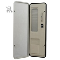 Cadre en alliage d'aluminium 603x1813 x 4R86mm, serrure à deux points pour porte de remorque de caravane pour camping-car, camping-car, camping-car, camping-car, porte d'entrée
