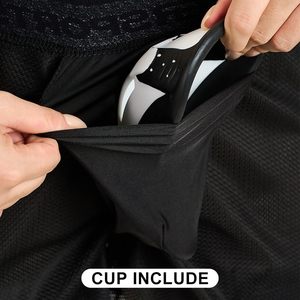 Short de hockey pour homme EALER HSM500 en maille avec protection anti-choc, séchage rapide, respirant, 100 % polyester - Product Image 5