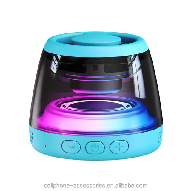 M2 Mini Magnetic Design for V5.3 Speaker Plastic Portable RGB LED Light Wireless Hi-Fi Sound 5W Output Button Battery