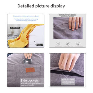 ISapromo cadeaux nouveau Design 5FT pouf housse de canapé confortable Fuax lin pouf pour enfants adulte 7ft pouf couverture - Product Image 3