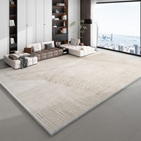Tapis de salon 2026 Nouveau Luxe Léger Haut de Gamme Cachemire Épais Absorption Acoustique Antidérapant Lavable Moderne Dilan