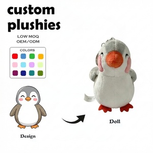 Fabricante de Juguetes de Peluche Personalizados: Diseño de Animales, Pingüinos, Llaveros y Colgantes, Gatos de Frozen, Peces, Muñecos Humanos de Peluche Personalizados - Product Image 1