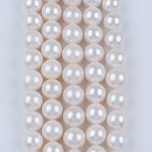 ไข่มุกน้ำจืดธรรมชาติสีขาวทรงกลมขนาด 11-13 มม. ยี่ห้อ Zhuji Edison ผลิตภัณฑ์กึ่งสำเร็จรูปสำหรับขายส่ง - Product Image 3