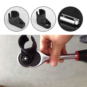 <span class=keywords><strong>3</strong></span>個入り 22mm酸素センサーソケットセット 6ポイントオフセットレンチ <span class=keywords><strong>3</strong></span>/8インチ＆1/<span class=keywords><strong>2</strong></span>インチドライブ付き ユニバーサル車両O2センサー取り外しツール - Product Image 6