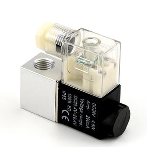 วาล์วควบคุมลม 2V025-08 DC24V แบบ 2 ตำแหน่ง 2 ทาง โครงสร้างไดอะแฟรม โซลินอยด์วาล์ว แบบปกติปิด ควบคุมทิศทางลม AC220V - Product Image 4