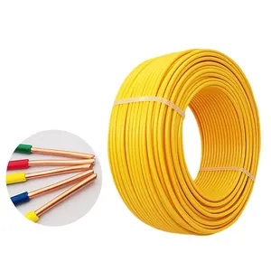 Electrical cable 1.5mm2 2.5mm2 4mm2 6mm2 10mm2 4500/750v electric wires electric cable house wire