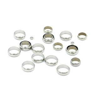 Anneaux sans soudure en acier inoxydable Anno Jewelry, or rose, argent, perles pour la création de bijoux, 10 mm, 8 mm, 6 mm, 4 mm, 2 mm - Product Image 2