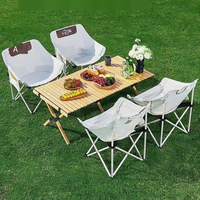Chaises de camping modernes pour jardin avec tissu Oxford et métal ferme pour une relaxation confortable en extérieur