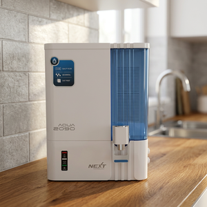 Purificateur d'eau par osmose inverse Seazen FLOW145, montage mural, système de filtration alcalin UF avec réservoir de 10L - Product Image 3