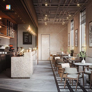 Mostrador Personalizado para Cafetería con Diseño de Gabinete e Iluminación LED para Diseño Interior de Cafeterías - Product Image 4