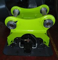 Compacteur de plaques hydraulique de 30 tonnes, robuste, pour excavatrice