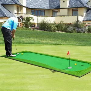 Gran práctica profesional de golf putting green Mat para interiores y exteriores