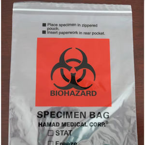 Milieuvriendelijke Op Maat Gemaakte Pillen Verpakking Plastic Biohazard Kangoeroe Zak - Product Image 2