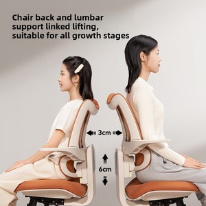 Silla Ergonómica Moderna Igrow <span class=keywords><strong>para</strong></span> Adolescentes, Silla de Escritorio <span class=keywords><strong>para</strong></span> <span class=keywords><strong>Montar</strong></span> <span class=keywords><strong>a</strong></span> <span class=keywords><strong>Caballo</strong></span>, Silla de Estudio con Respaldo Ajustable y Soporte Lumbar - Product Image 2