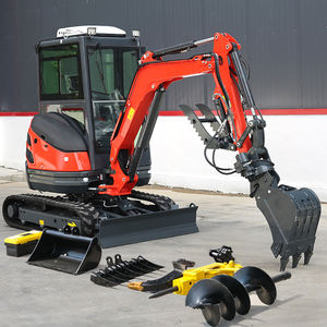 Spedizione gratuita 2.5 tonnellata piccolo Mini escavatore KUBOTA motore Sit cabina di scavo per la vendita - Product Image 6