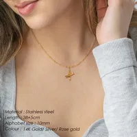 Collar con Letra Inicial Texturizada eManco, Cadena de Cuentas de Acero Inoxidable Multicolor, Regalo de Cumpleaños Personalizado con Nombre para Mujer