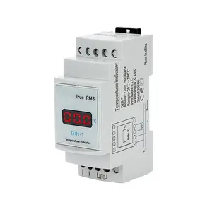 Indicador de temperatura DIN-T com leitor de temperatura ntc, sensor digital exibição de temperatura